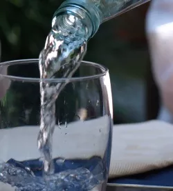 Geschmack von Mineralwasser