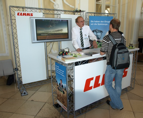 Claas-Stand Life Science 2009 Hohenheim