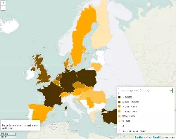 Zuckerrüben Erntemenge Europa 2012-2023
