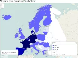 Tierseuchen Europa - Vogelgrippe (HPAI) bei Wildvögeln