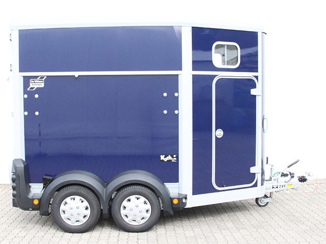 Gebraucht Iforwilliams Viehanhaenger Pferdetransporter Ifor Williams Pferdeanhaenger HB506 Sattelkammer blau_Pf1470Iw_3