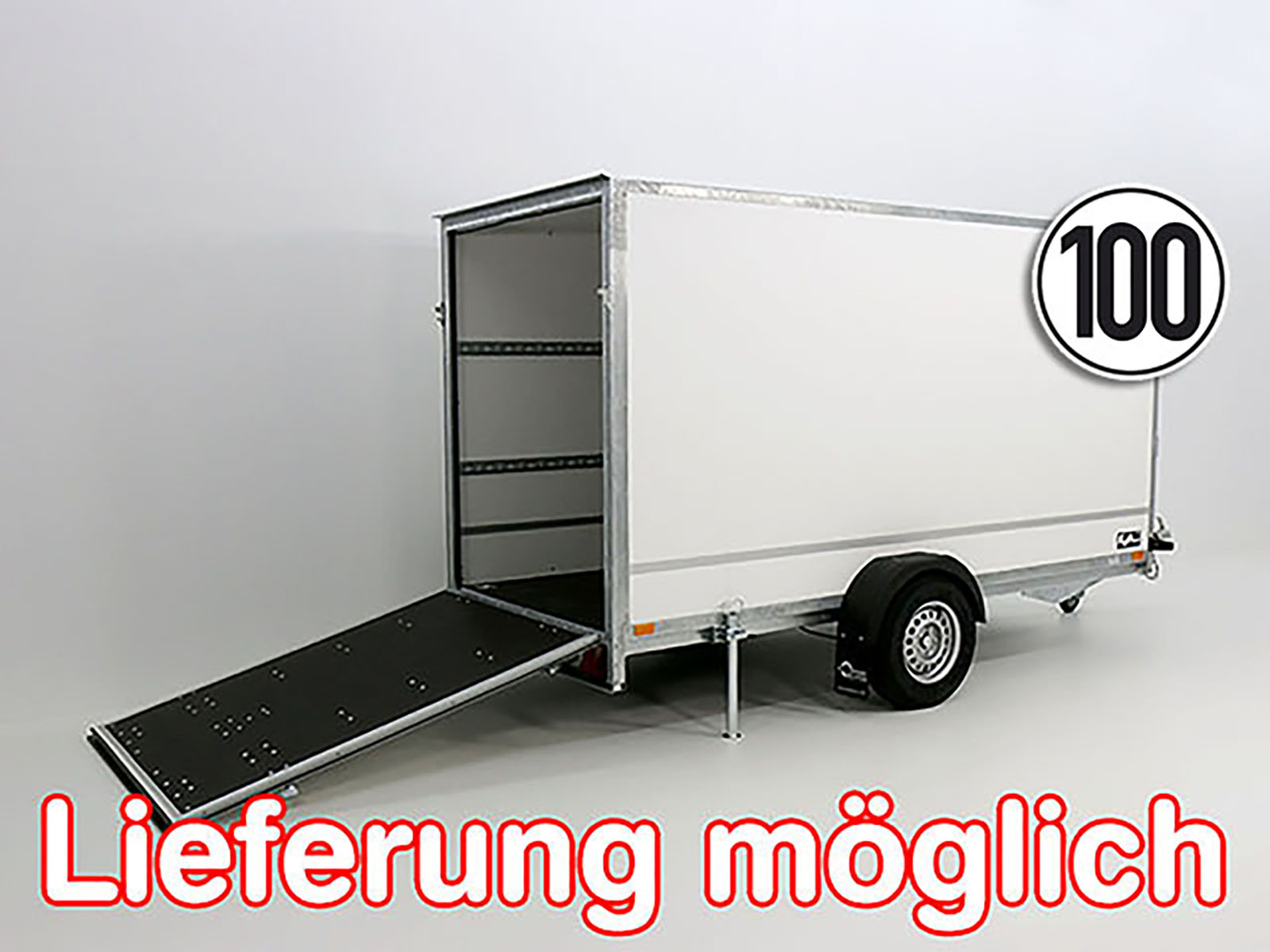 Koffer Anhnger Blyss Kofferanhnger 146x357cm Hhe:180cm 1,3t Rampe  Pkw16411775SoBl