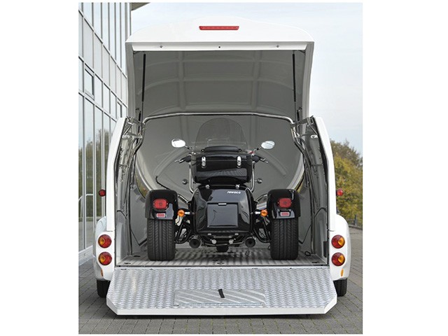 Gebraucht Sonstige Koffer Anhaenger Motorradanhaenger S2 TRANS FORM 190x397 H150 weiss Luxus Alu Felgen Excalibur_Ko1669Ex_5
