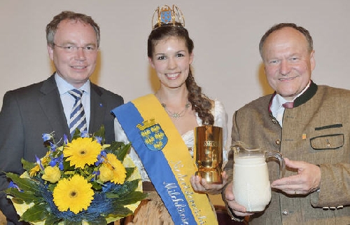 Die I. Milchkönigin Niederösterreichs  2012 - Katrin Gruber<br />Bildquelle: LK NÖ