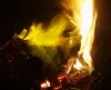 Mähdrescher in Flammen aufgegangen