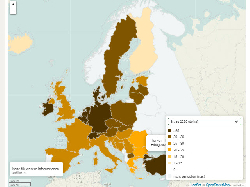 Raps Ertrag Europa 2012-2021