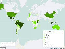 Avocado Erntemenge weltweit 2010-2019