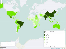 Zuckerrohr Erntemenge weltweit 1961-2020