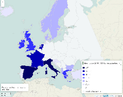 Miesmuschelerzeugung Europa 2011-2020
