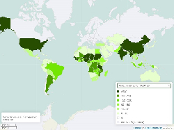 Erdnuss Anbaufläche weltweit 2010-2019