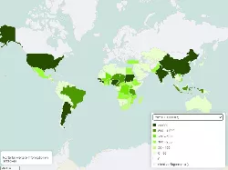 Erdnuss Erntemenge weltweit 1961-2021
