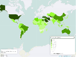Erdnuss Ertrag weltweit 2010-2019