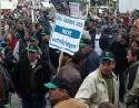 Milchbauern demonstrieren Straburg