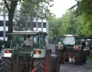 Traktordemo gegen Grne Gentechnik