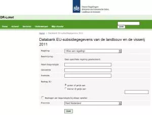 Niederlndische EU-Agrarsubventionen