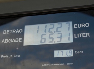 Kraftstoffpreis kurz vor Allzeithoch