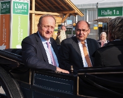 Bauernprsident Joachim Rukwied + Agrarminister Christian Schmidt LWH 2014