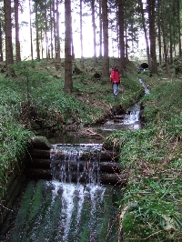 Der Nabentaler Graben bringt die Wasser des Bruchberges, des zweithchsten Berges Niedersachsens, ber den Dammgraben mit dem Sperber Damm auf die Clausthaler Hochflche. (Foto: Peter Welke)