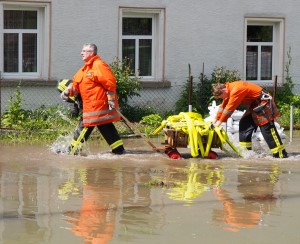 Hilfe nach Überschwemmungen