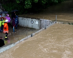 Hochwasser Neckar Plochingen 1.6.2013