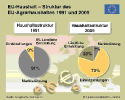 Struktur des EU-Agrarhaushaltes (Quelle: RLV)