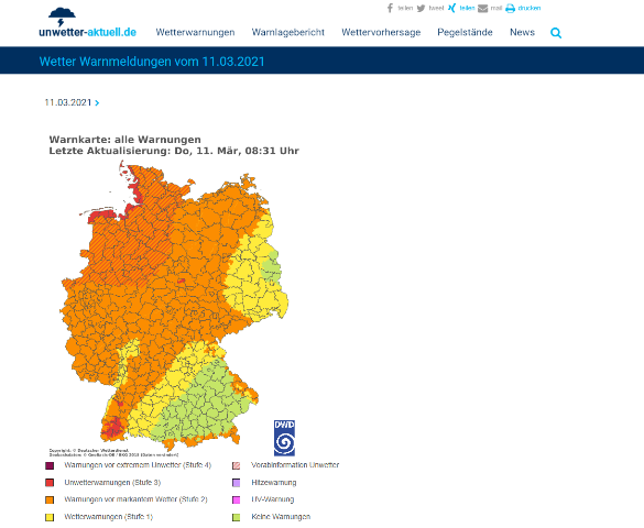 Neues Unwetter-Portal von Proplanta online | proplanta.de