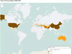 Pistazie Ertrag weltweit 1961-2021